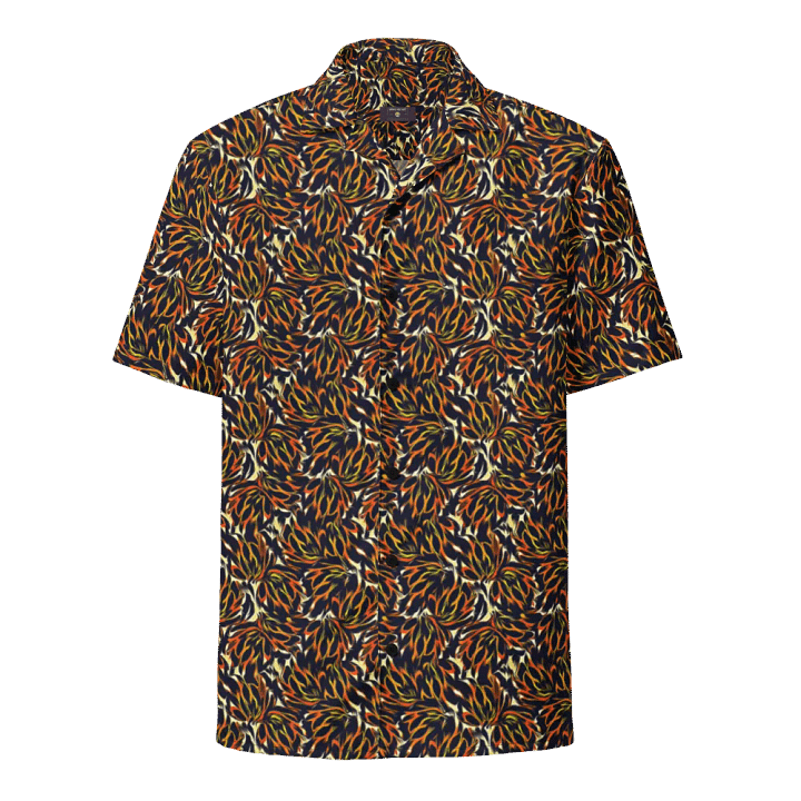 Tiger Flower | Unisex Hawaiian Shirt product image (2)