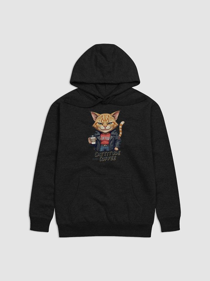 Cattitude and Coffee Unisex Hoodie product image (8)