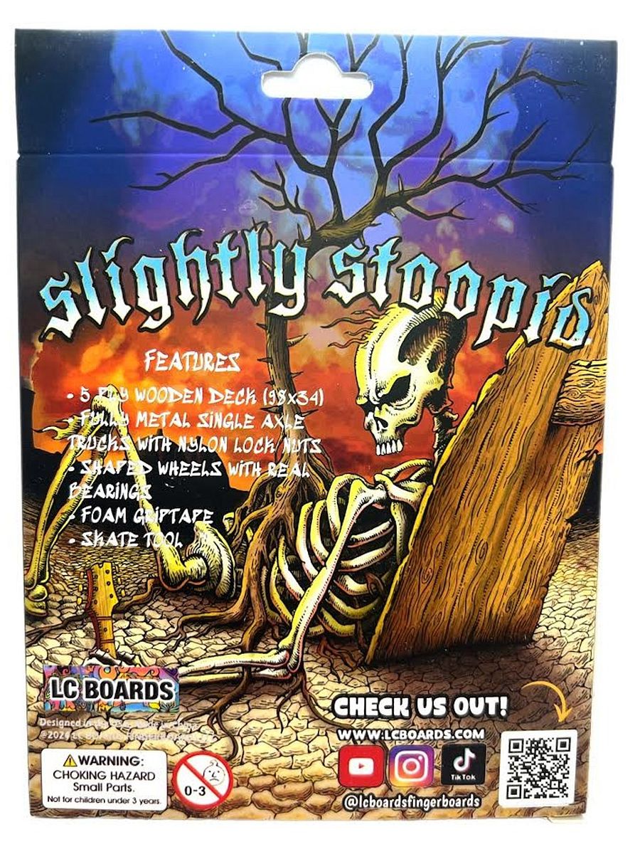 LC BOARDS X SLIGHTLY STOOPID 98X34 MUSHROOM ALIEN FINGERBOARD COMPLETE product image (4)