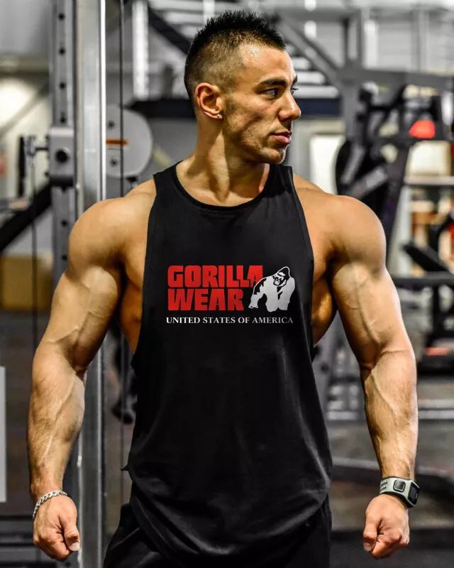 Men's Gym Muscle Bodybuilding Stringer Muscle Fitness Sleeveless Tank Top Vest product image (3)