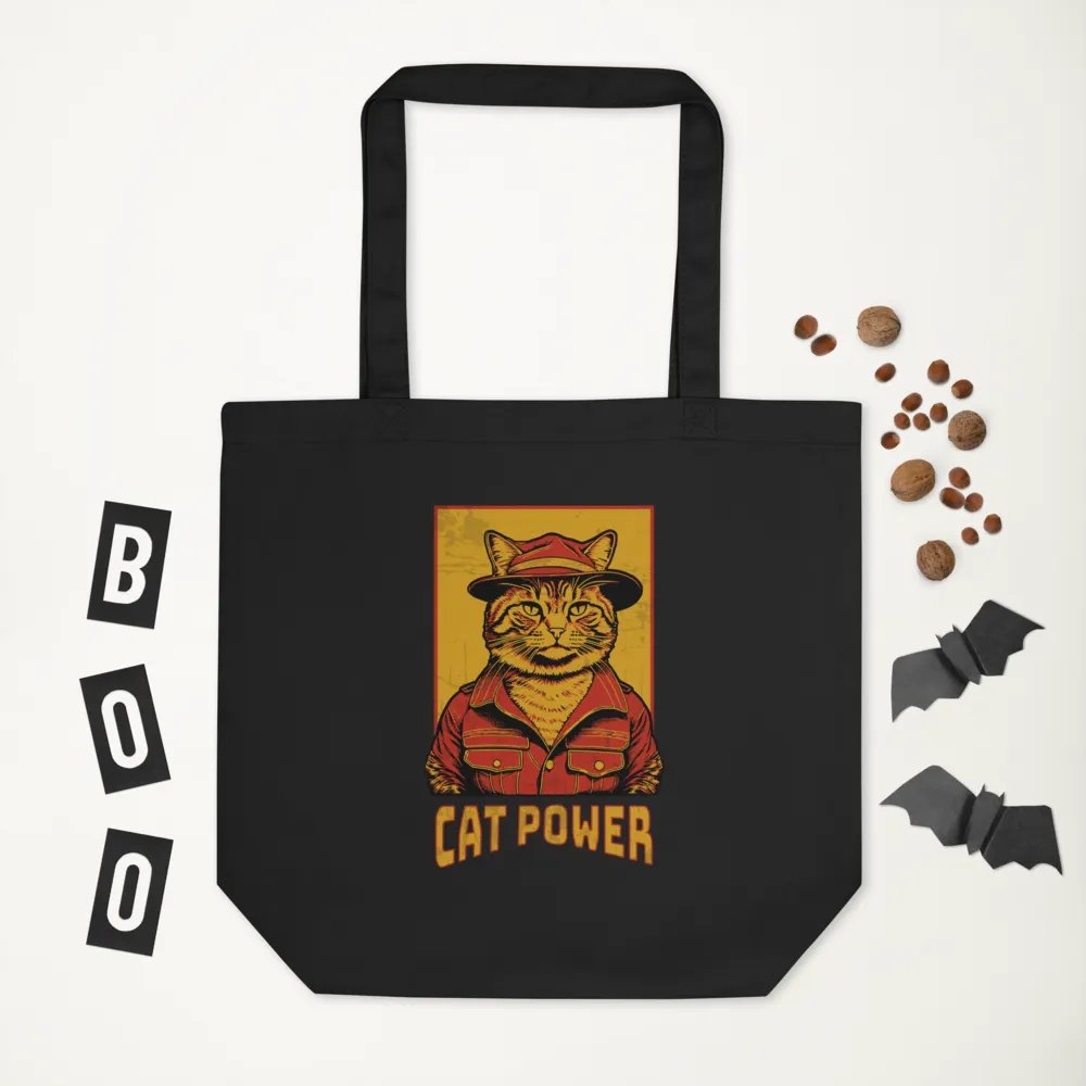 Cat Power Canvas Tote product image (3)