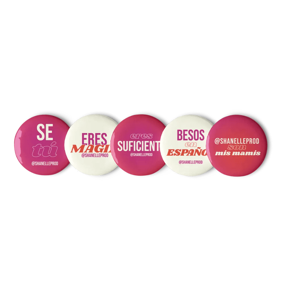 Set MENSAJES [5 Pins] product image (1)