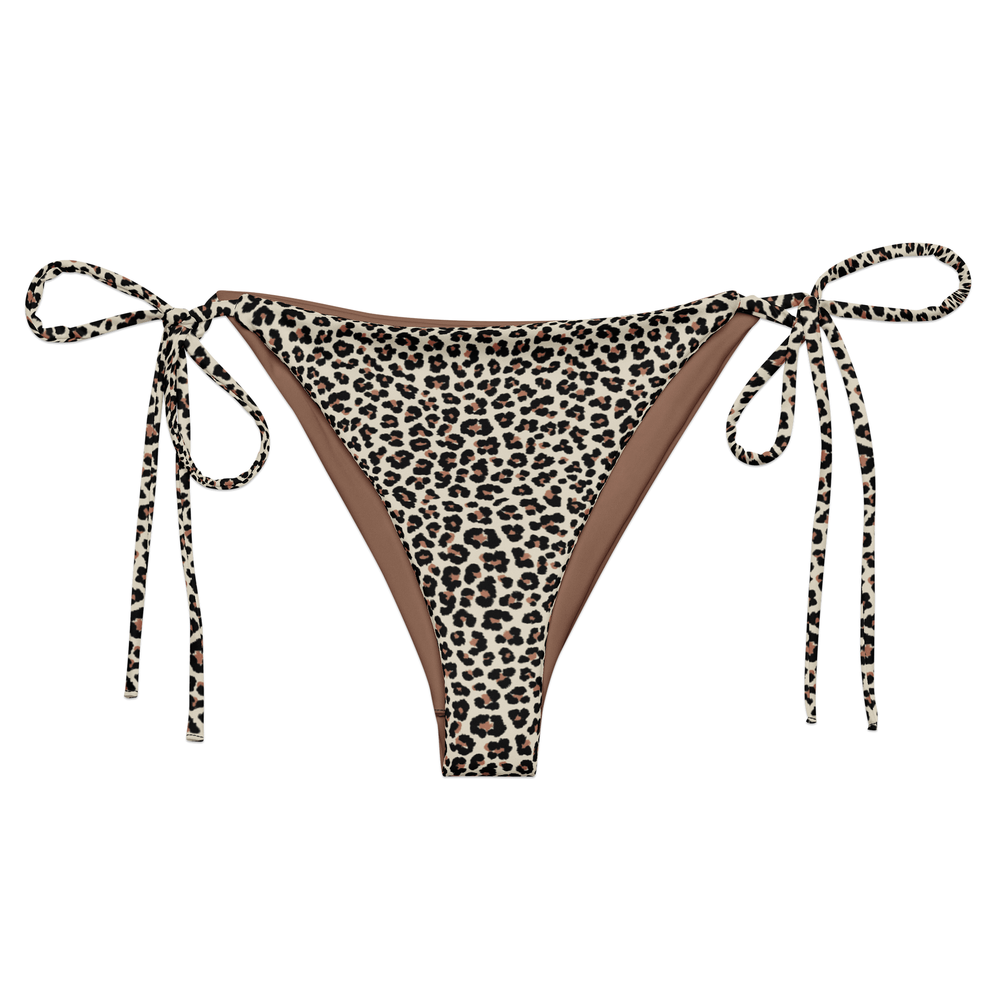 Triangle Bikini Bottom "Abstract Animal Leopard Skin Fur Pattern" product image (1)
