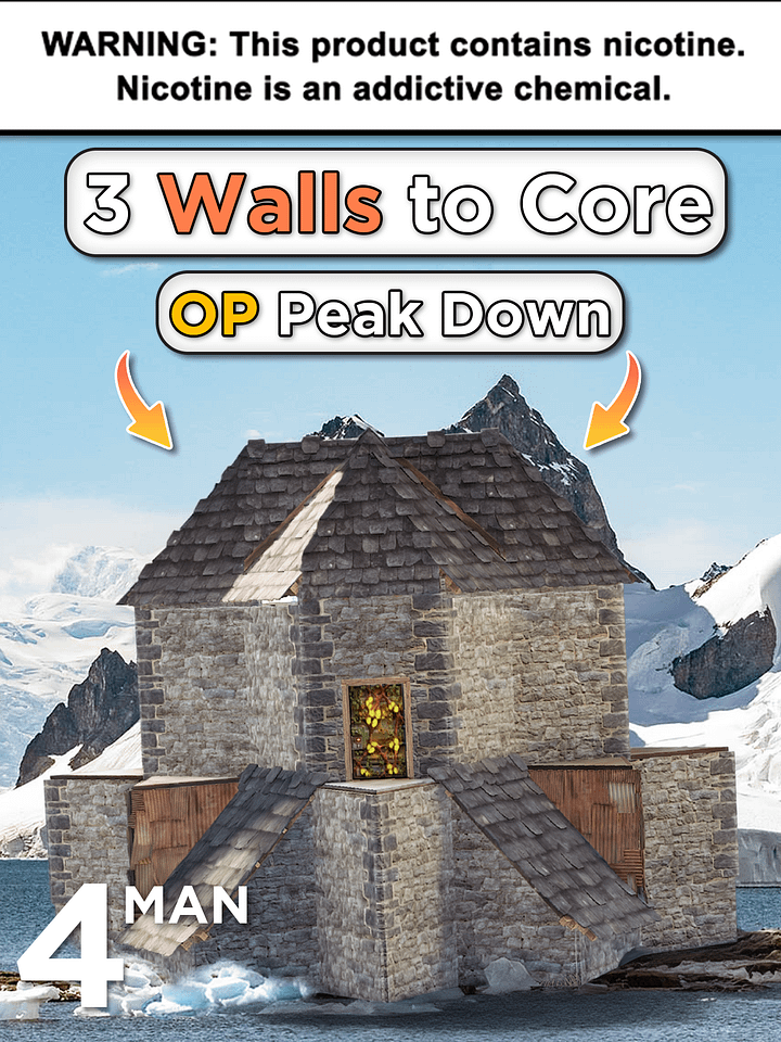 CHILL MINT | 4 Man | Strongest 3 Bunker Base Design (2x2) product image (2)