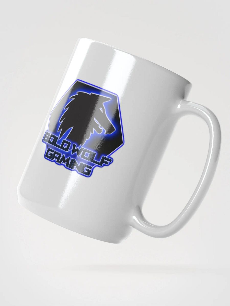 Bold Wolf Gaming Hex Mug (WHITE) product image (2)