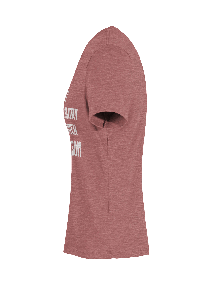 I Don't Wear This Women's V-Neck (White Text) product image (48)