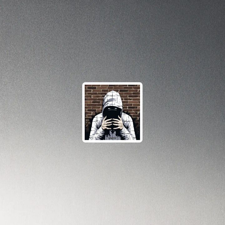 PREMIUM VINYL MAGNET ⚫️ Crow Man's Dark Reflections product image (2)