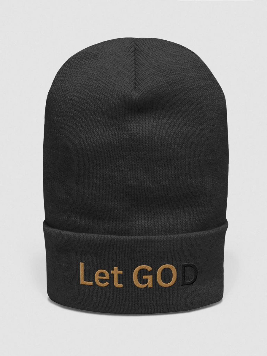 Let GO Embroidered Beanie product image (4)