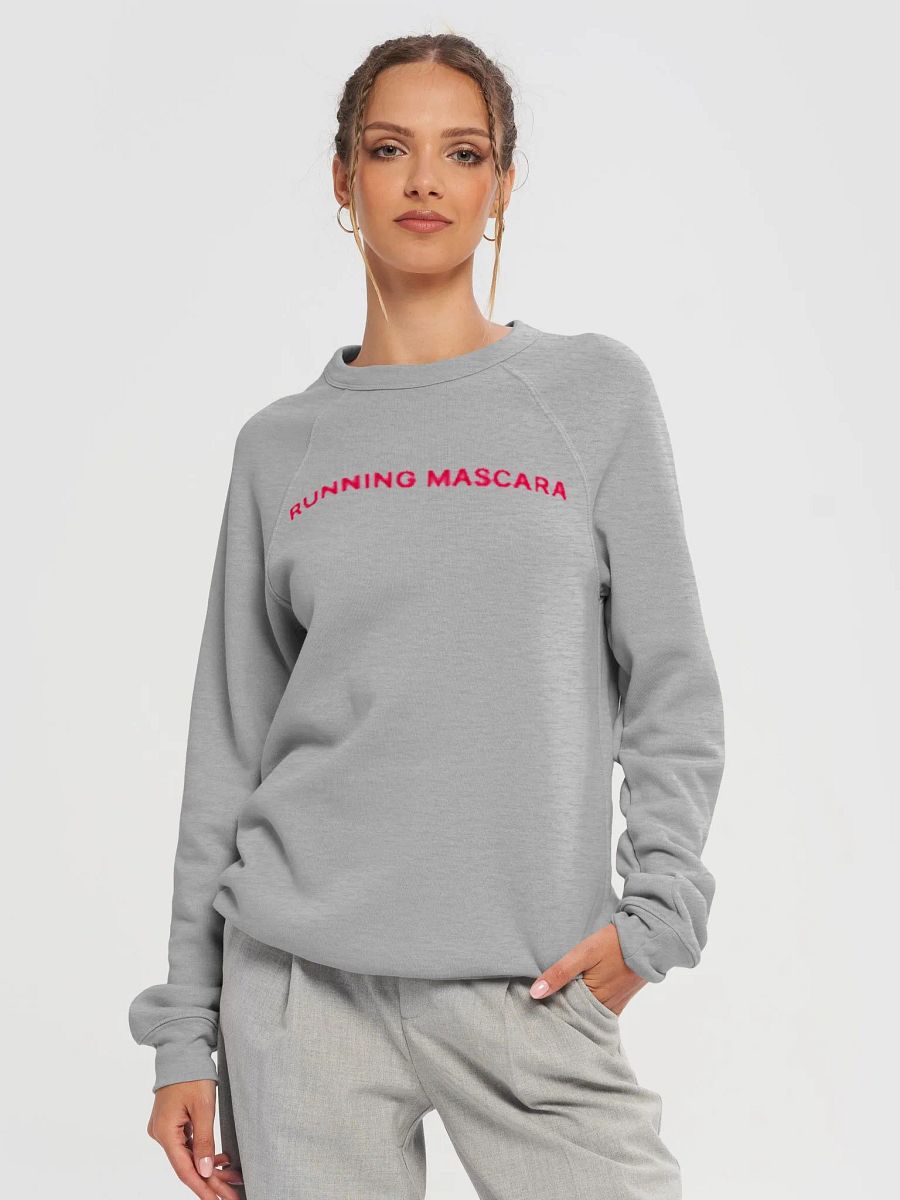 RUNNING MASCARA V2 Raglan Unisex Sweatshirt product image (17)