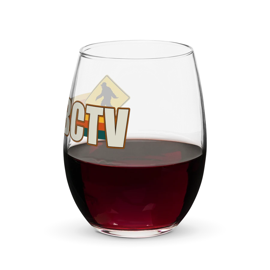 BCTV Oldschool Logo Stemless Wine Glass product image (7)