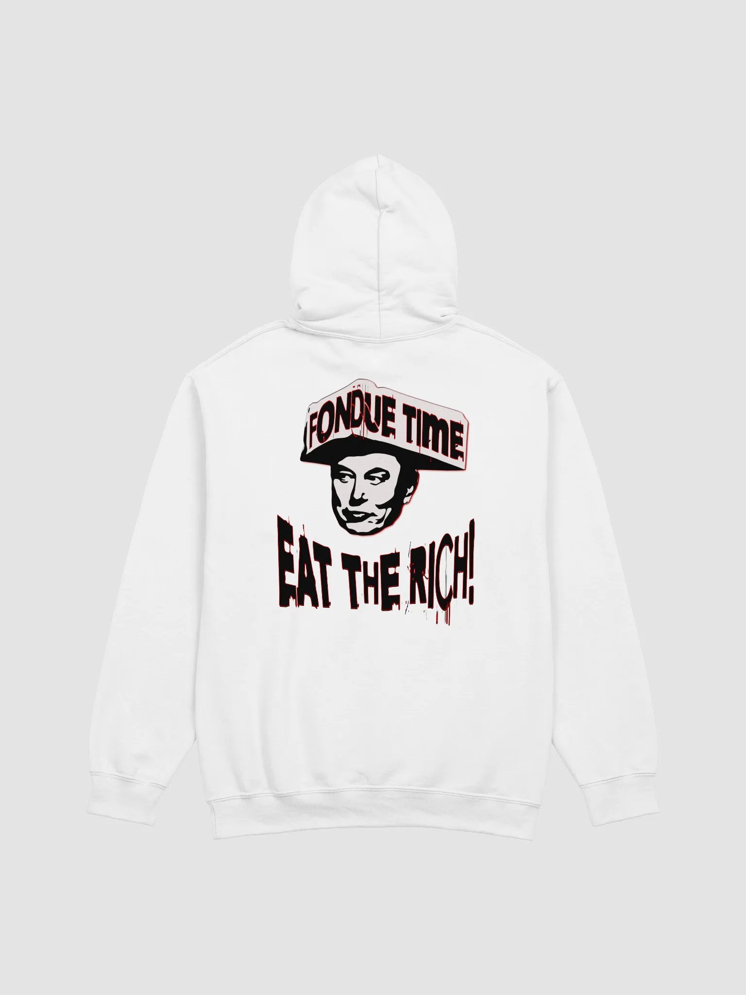 Eat the Rich - Fondue Time Hoodie White product image (1)