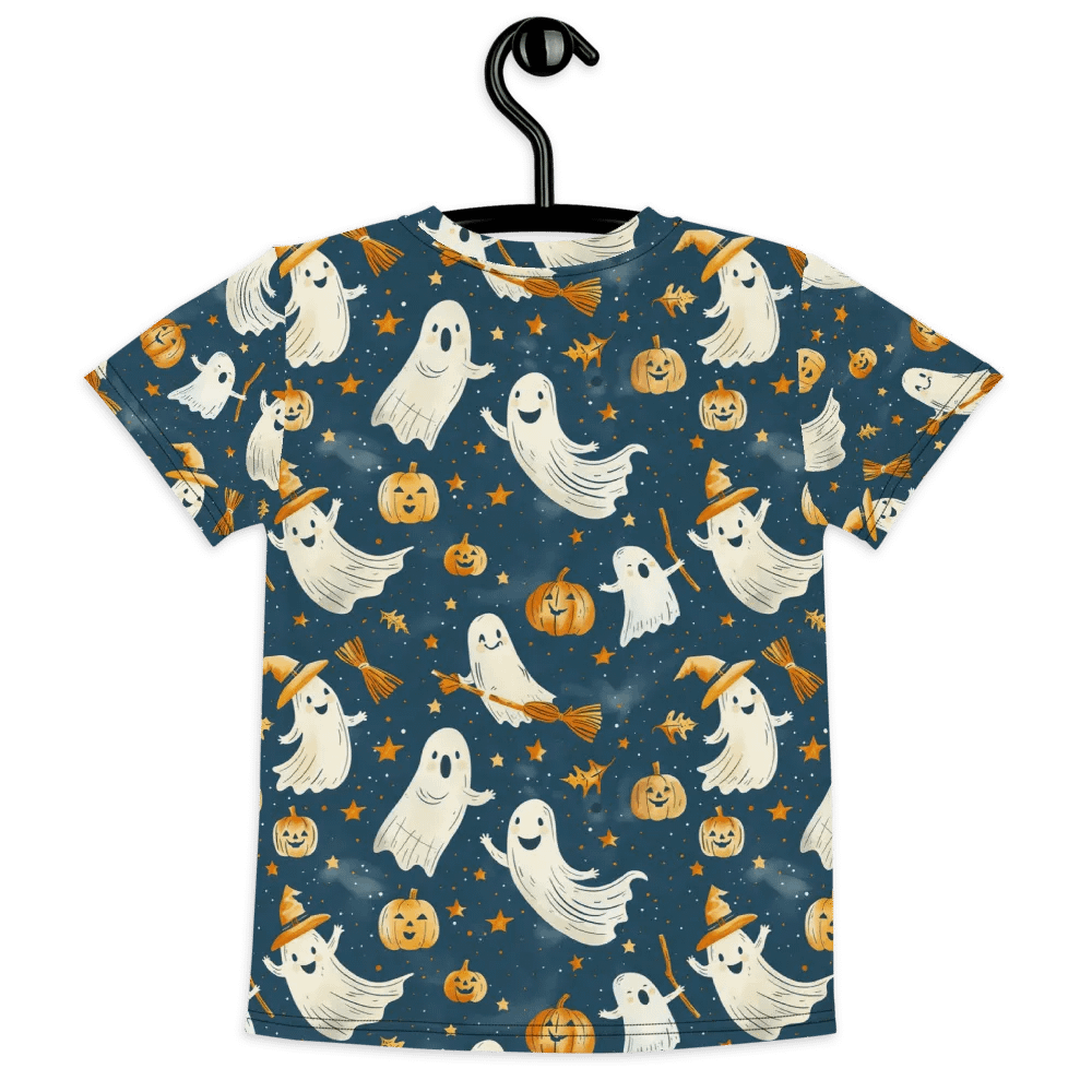 Cute Ghost Halloween T-shirt product image (5)
