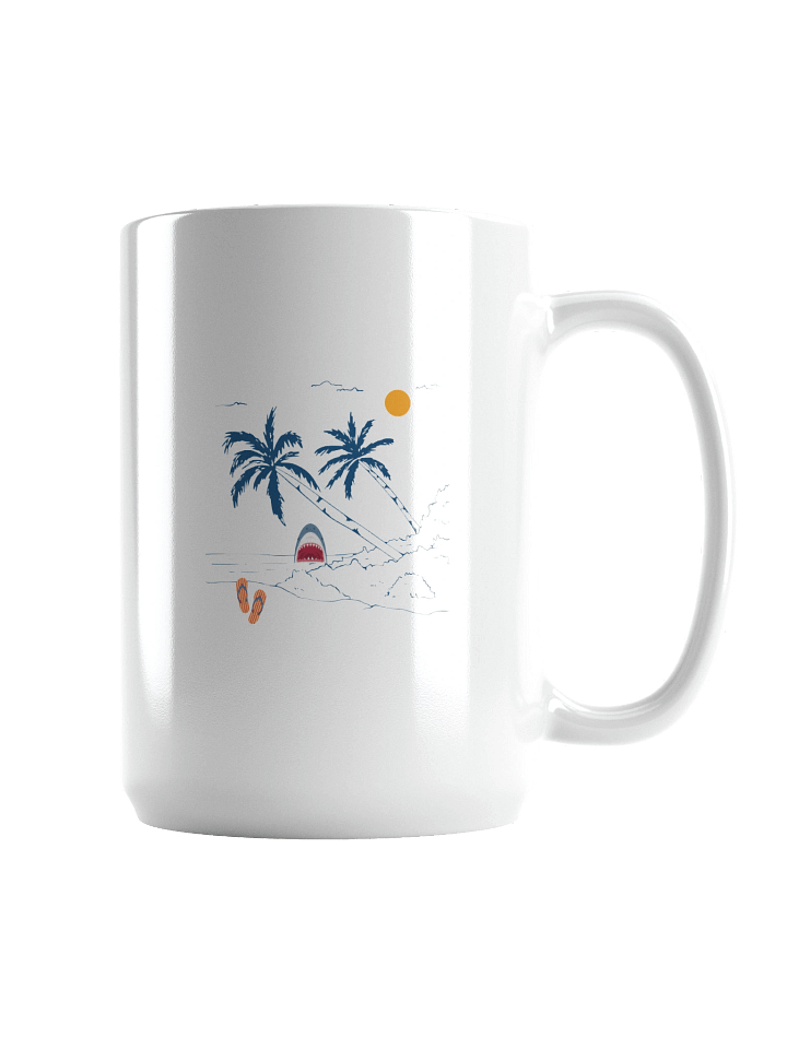 Shark Surprise Mug | Retro Beach Vibes with a Bite product image (1)