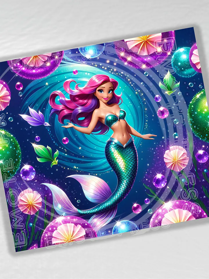 Mermaid Princess 20 oz Stainless Steel Tumbler - V2 product image (2)