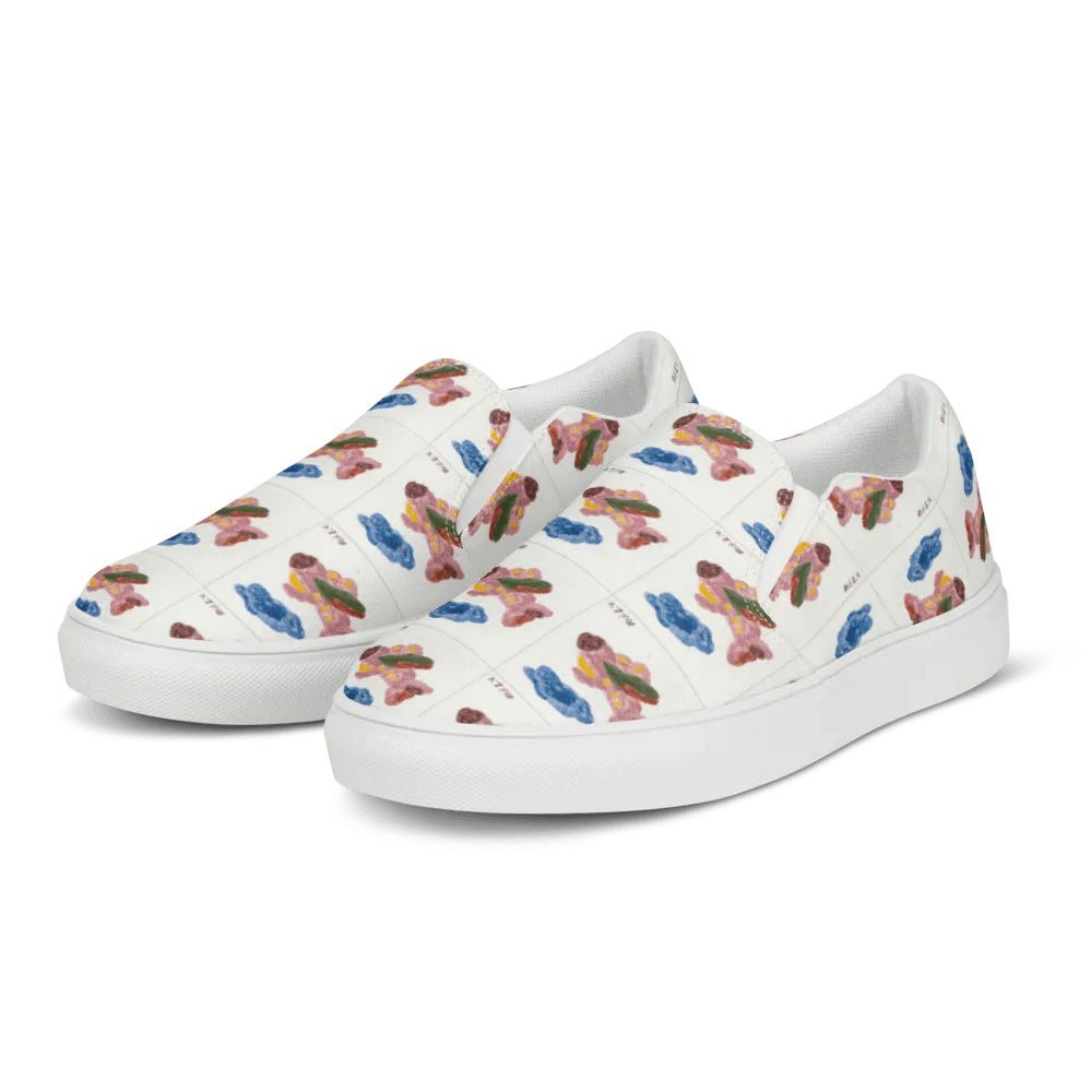 Kid Airplane (Women's Slip-On Canvas Shoes) product image (5)