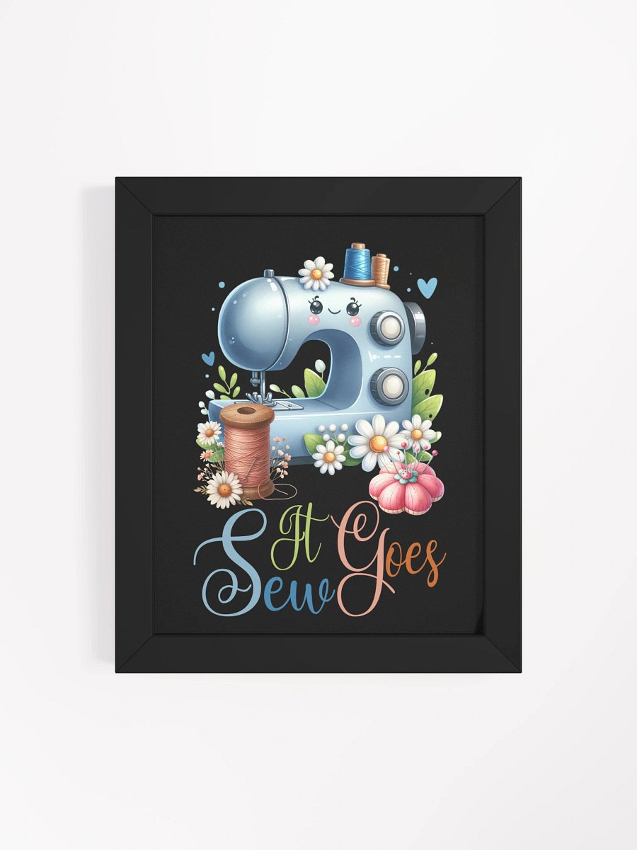 Sew Cute! Whimsical Sewing Machine Poster product image (71)