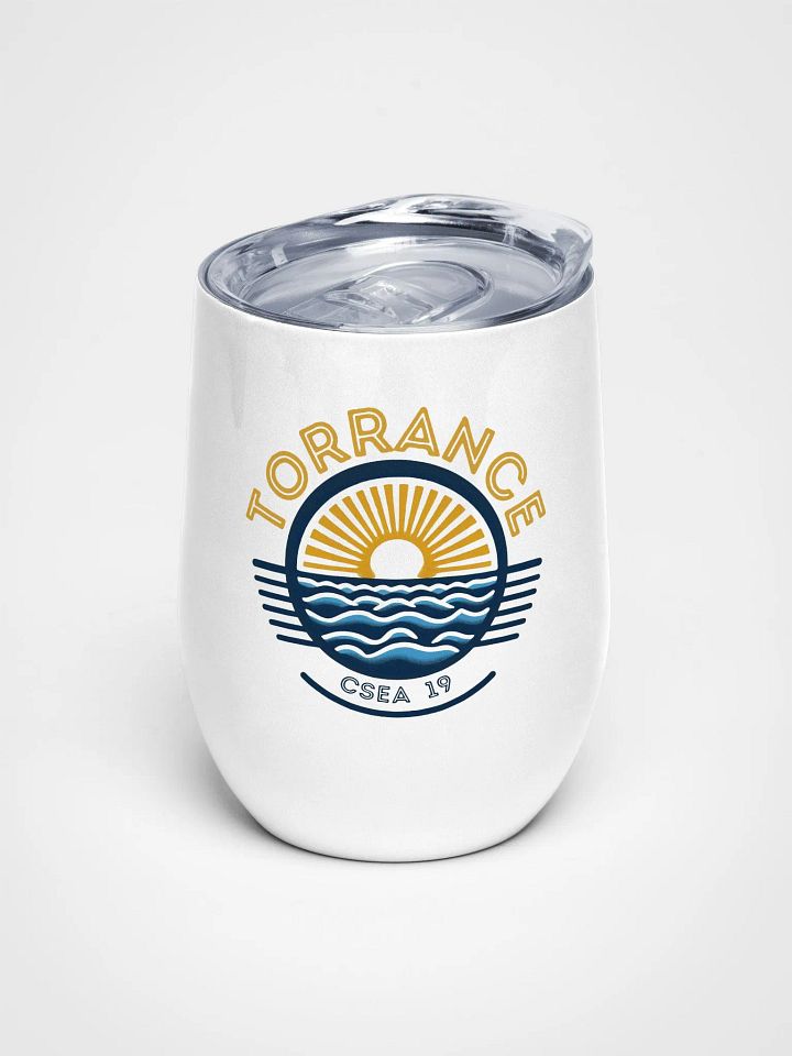 TUSD/CSEA Sun & Waves Wine Tumbler product image (2)