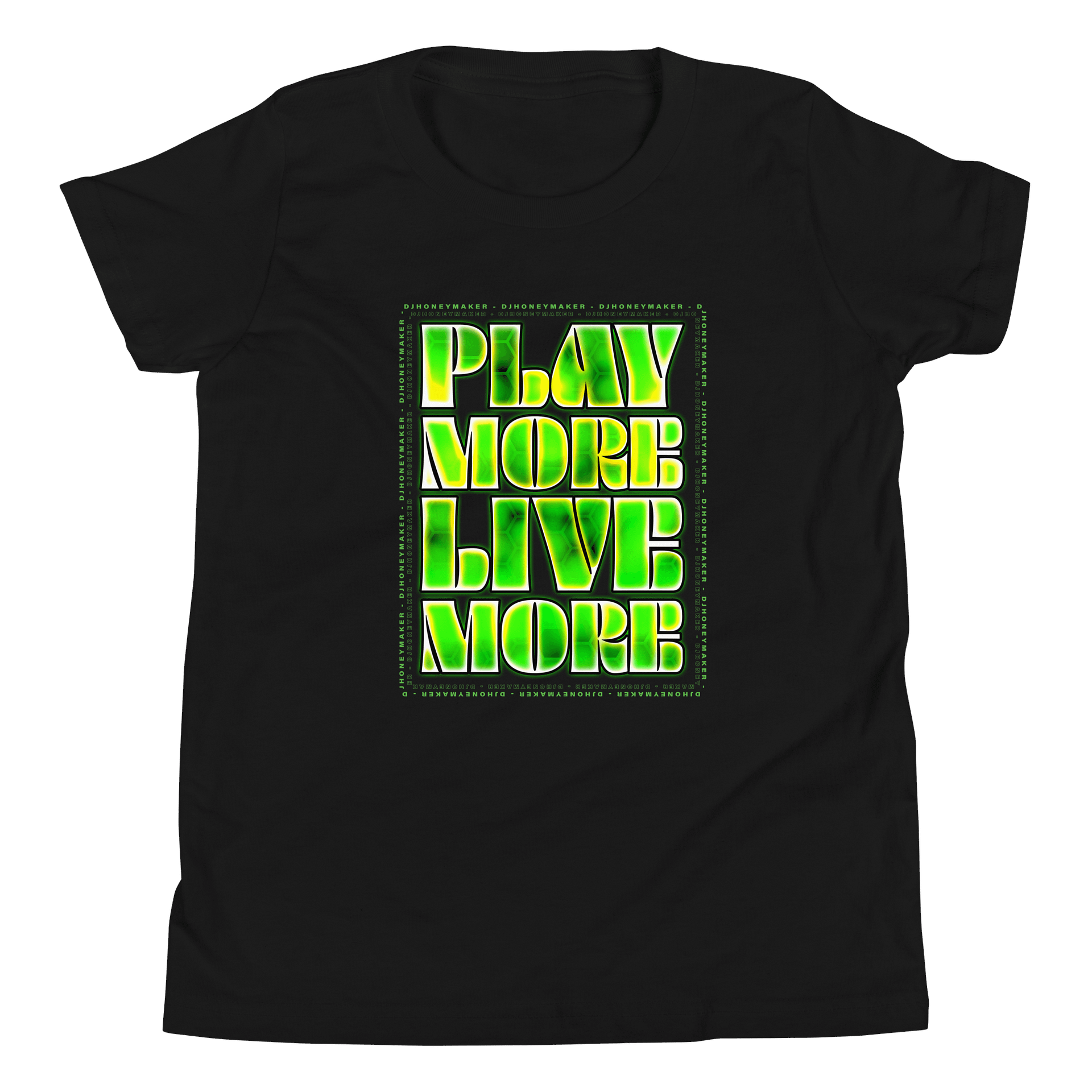 Play More Live More Youth Short Sleeve T-Shirt product image (16)