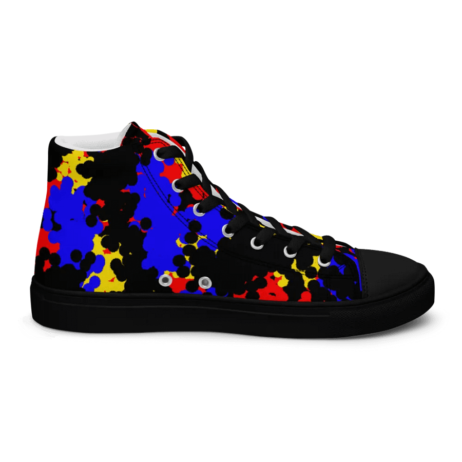 Primary splash High Top Canvas Shoes (womens) product image (10)