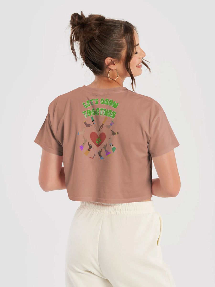 Shmall Streamer Grow Together Women's Premium Crop Top product image (7)
