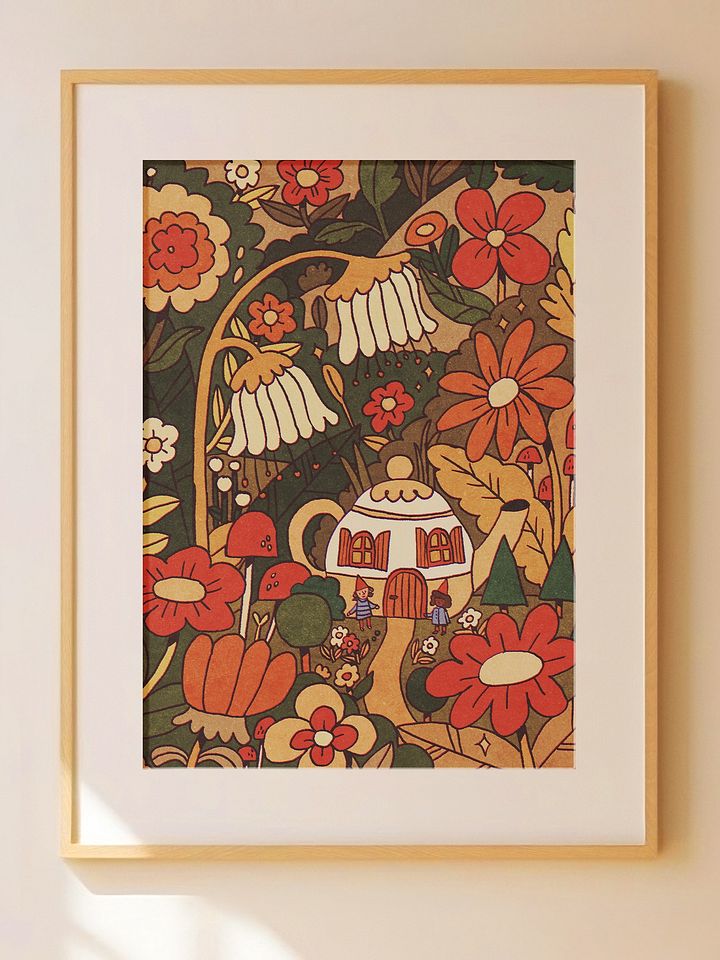 Teapot House Print product image (1)