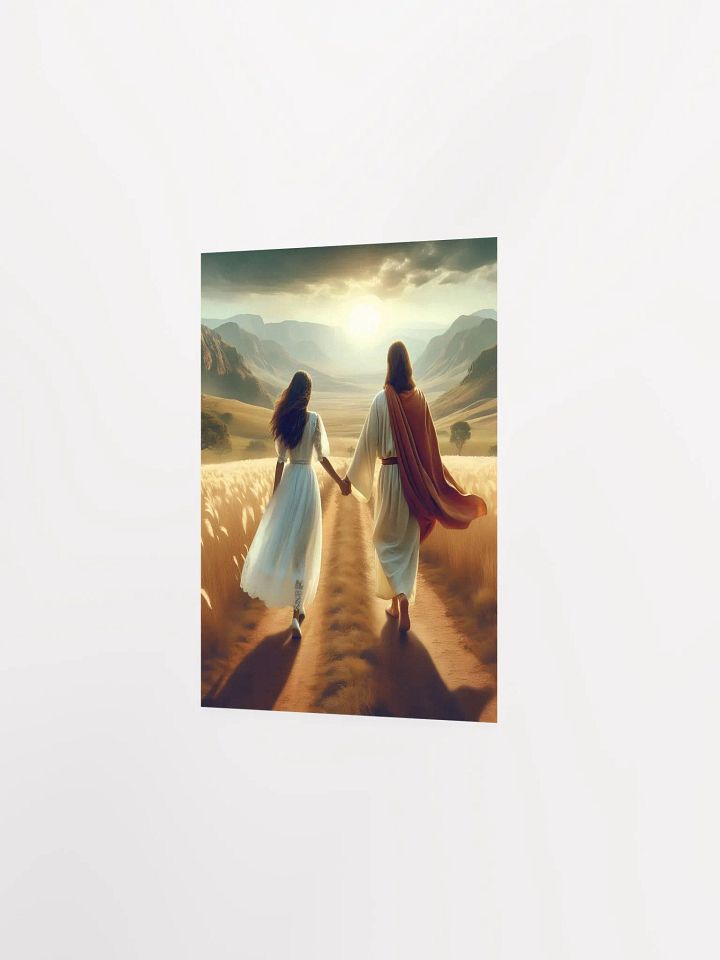 Walking with Faith Inspirational Art Poster product image (2)