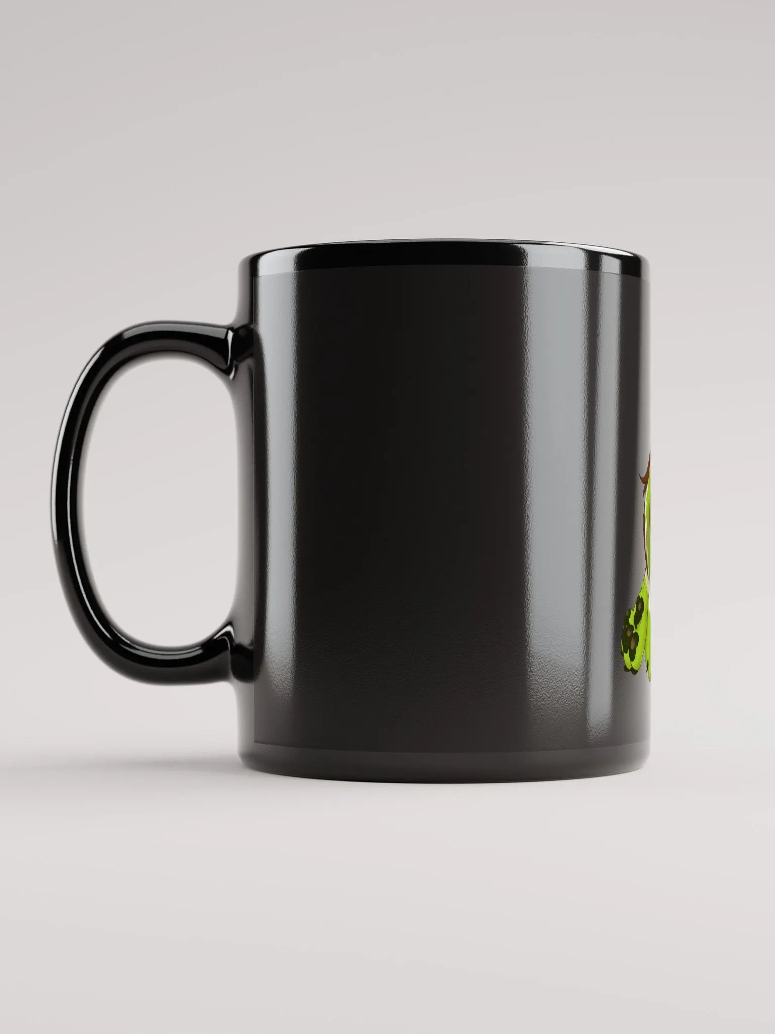 11oz Coffee Avocado Emblem Mug - Black product image (6)