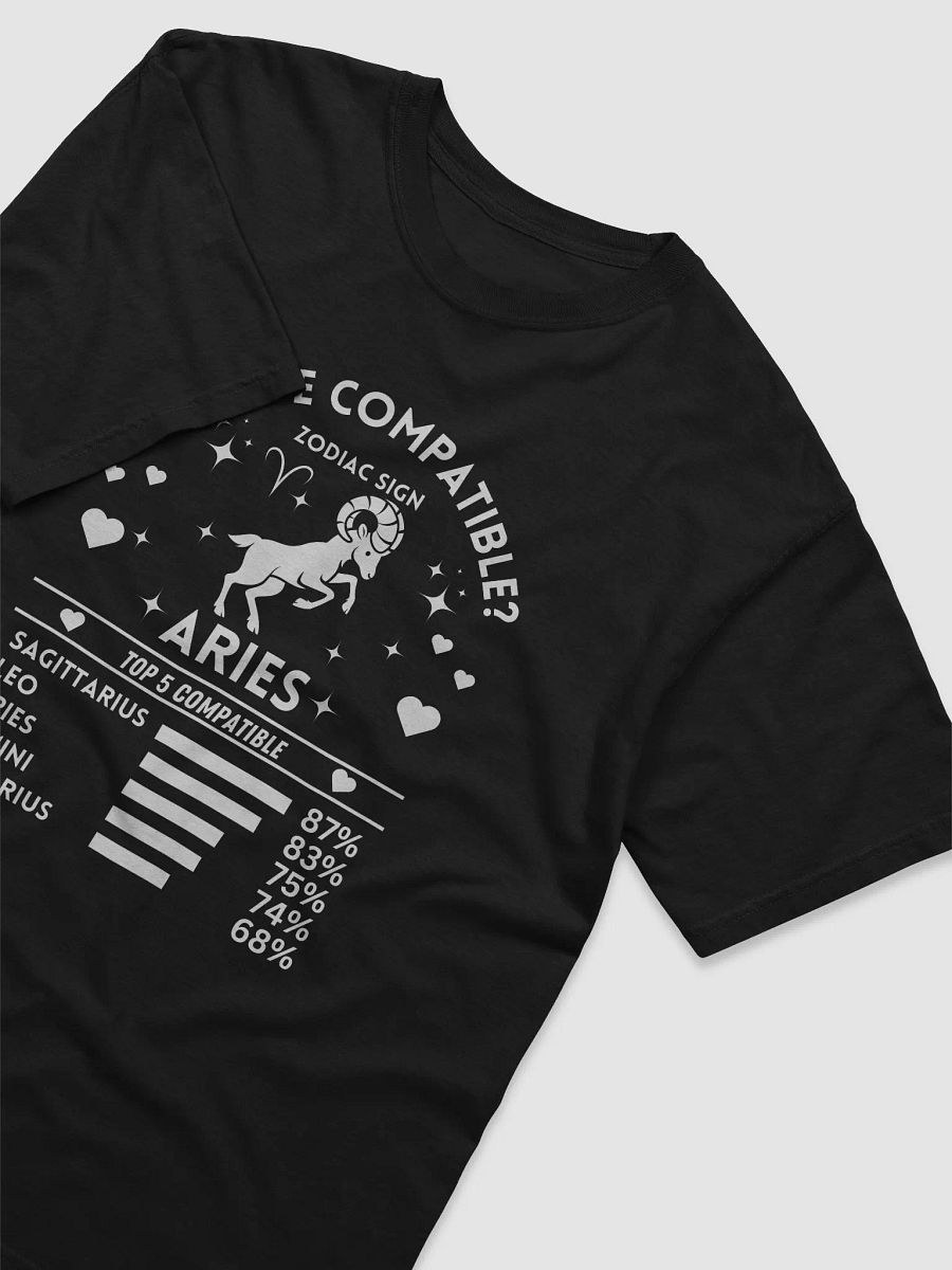 Aries Zodiac Sign Romantic Compatibility T-Shirt - Dark Comfort Colors 1717 product image (5)