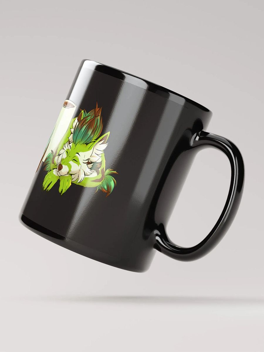 11oz Coffee Avocado Emblem Mug - Black product image (2)