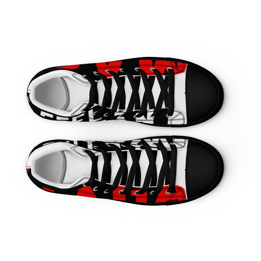“MAGA, I Feel Like a Woman” Graphic High-Top Sneakers – Parody Whitney Official Merch product image (7)