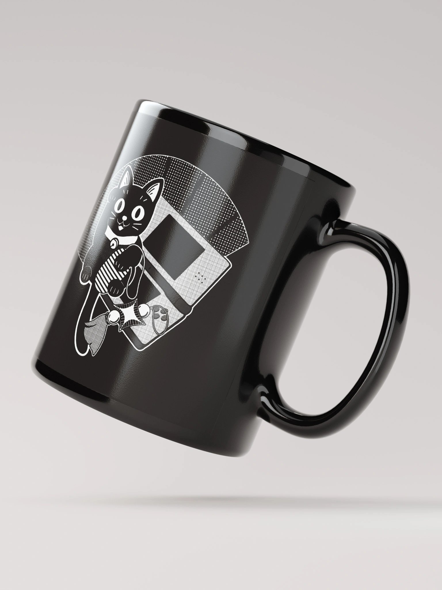 "Nuzlucke" 2025 Charity Mug [Monochrome] (2 Sizes) product image (4)