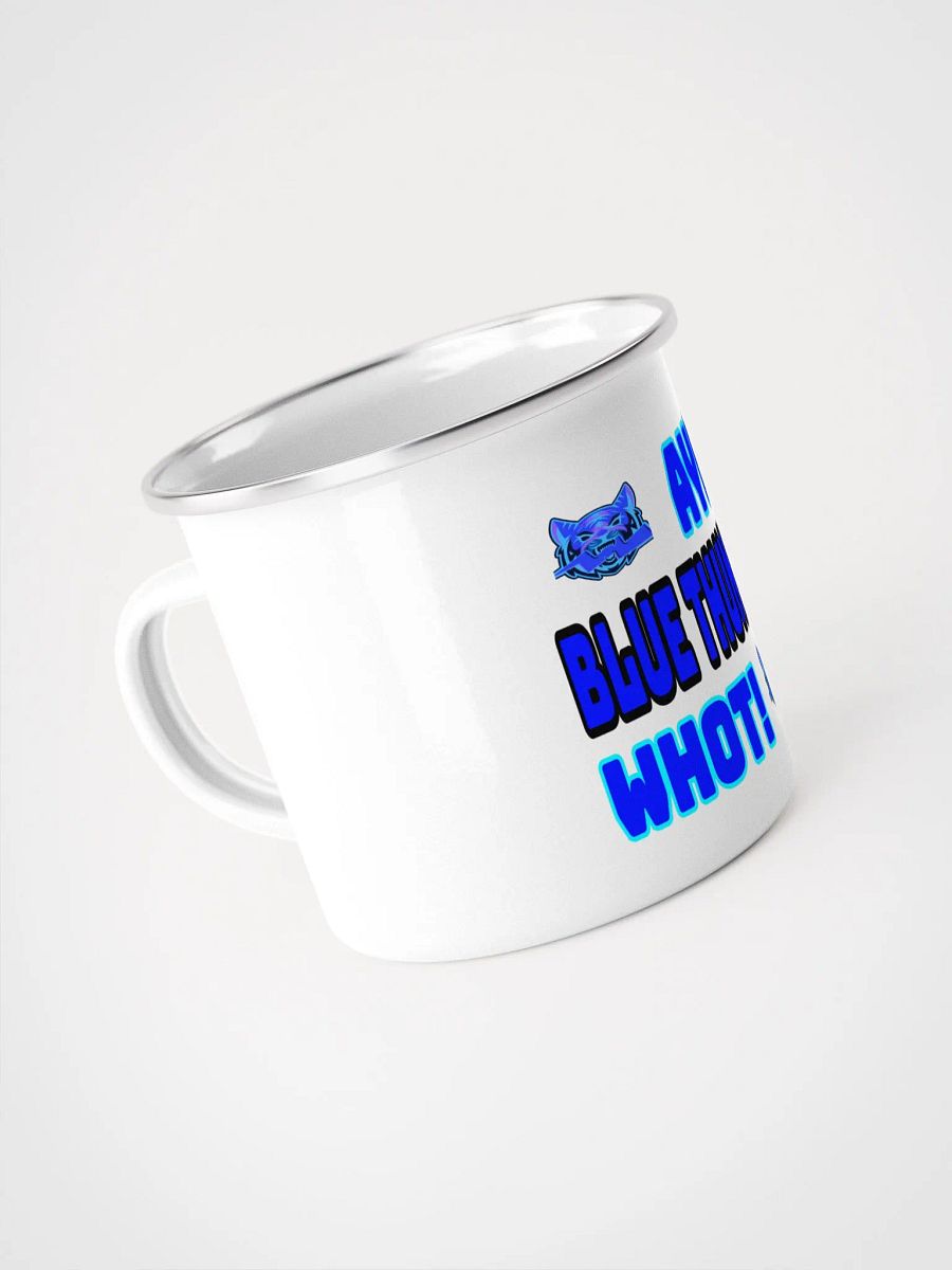 Aye, whot! Blue Thunder Enamel Mug product image (4)