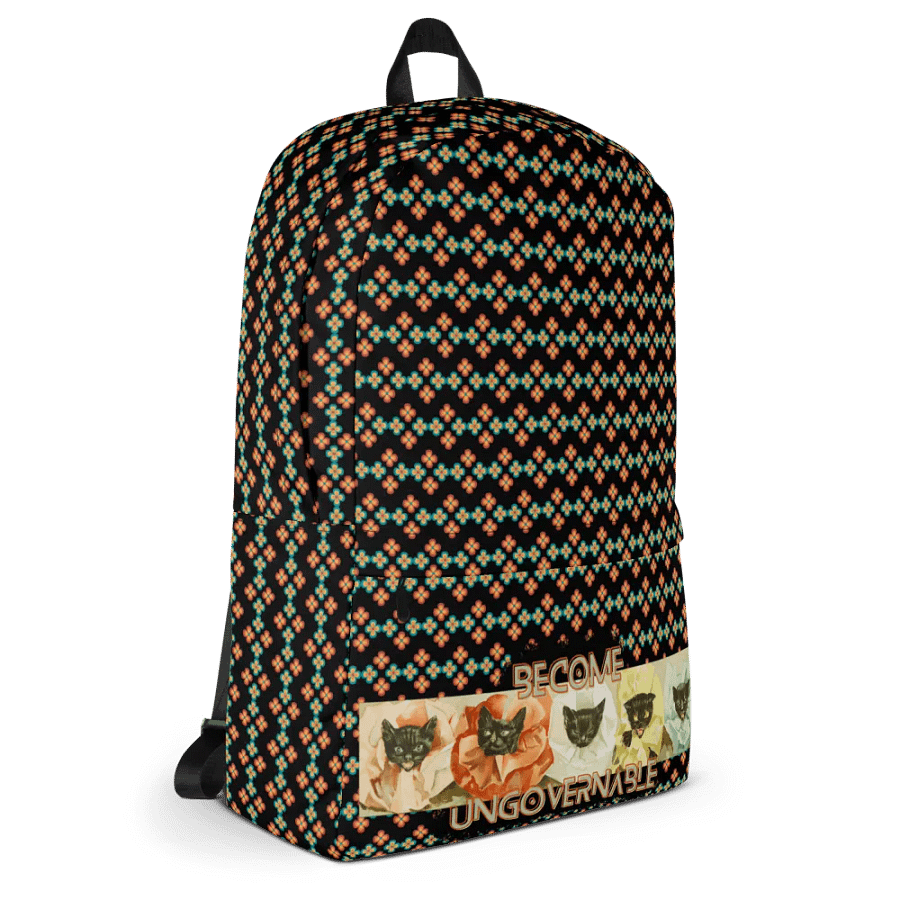 KC, Become Ungovernable (cats), Patterned Backpack product image (3)