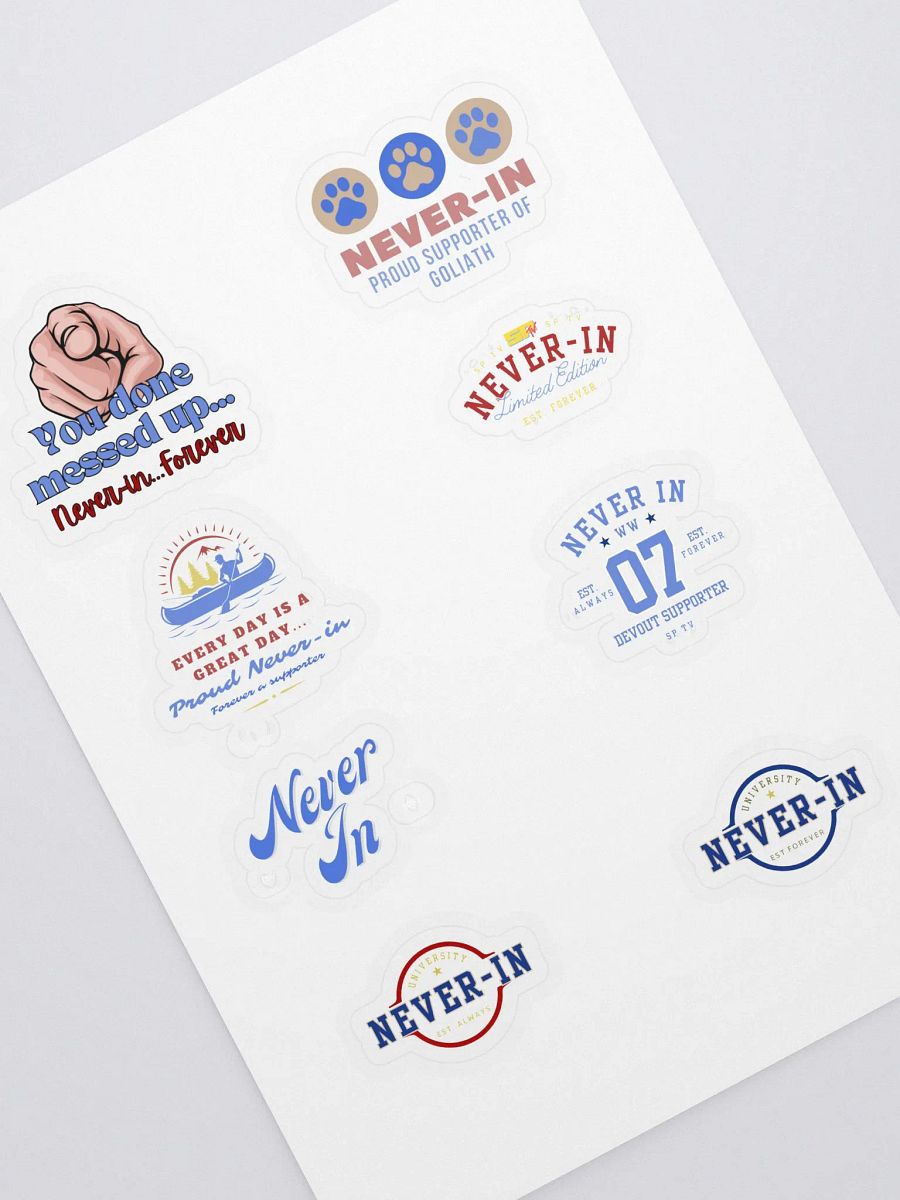 SP TV, Never-in stickers product image (1)