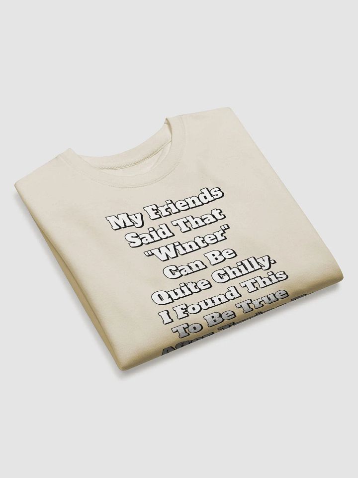 My Friends Said That Winter Can Be Chilly Funny Sweatshirt product image (10)