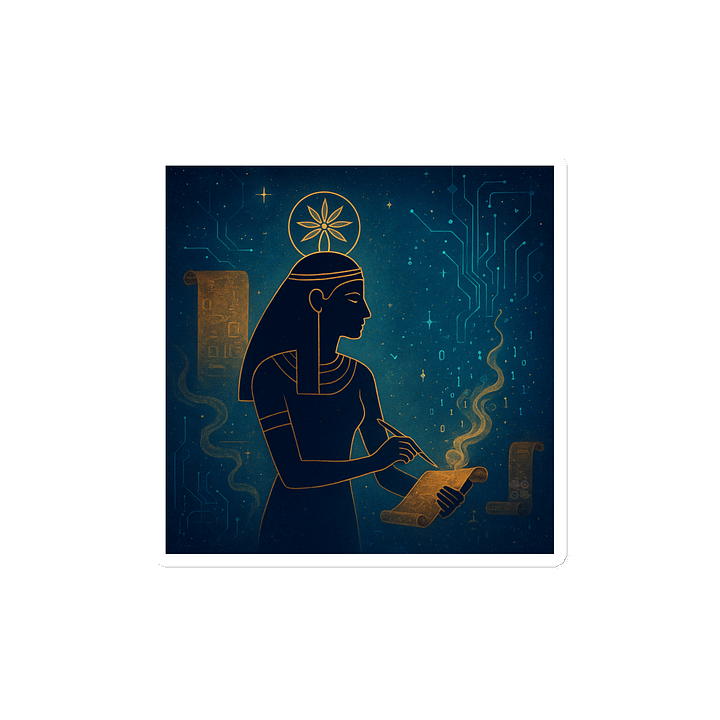Goddess Ritual, Internet with Seshat Vinyl Magnet product image (2)