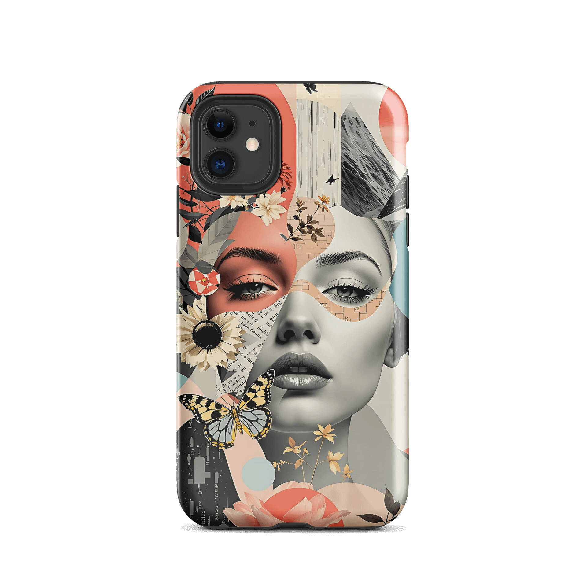 Surreal Floral Fusion – iPhone® Tough Case product image (1)