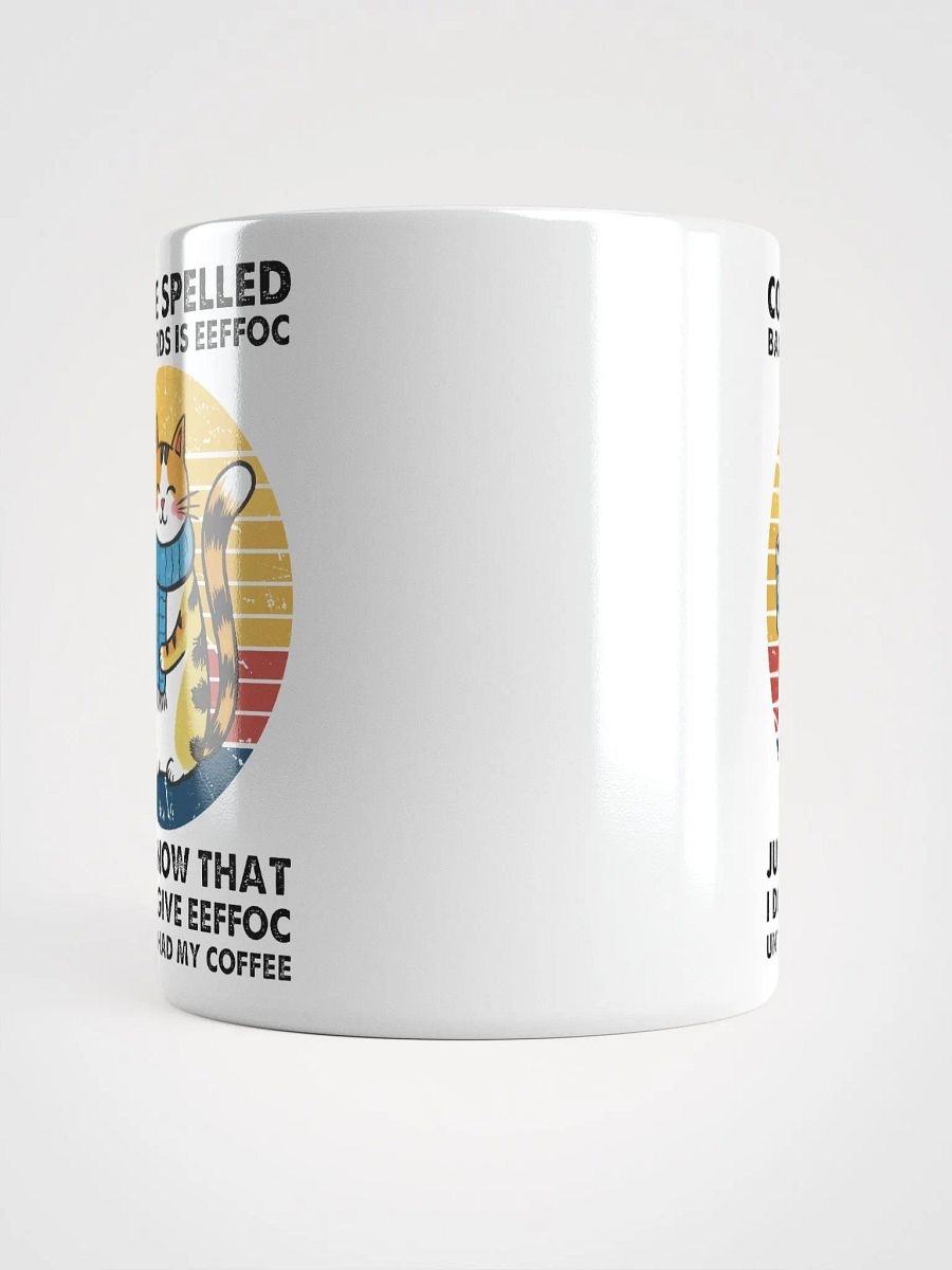 Sunset Cat Coffee Backwards Mug product image (5)