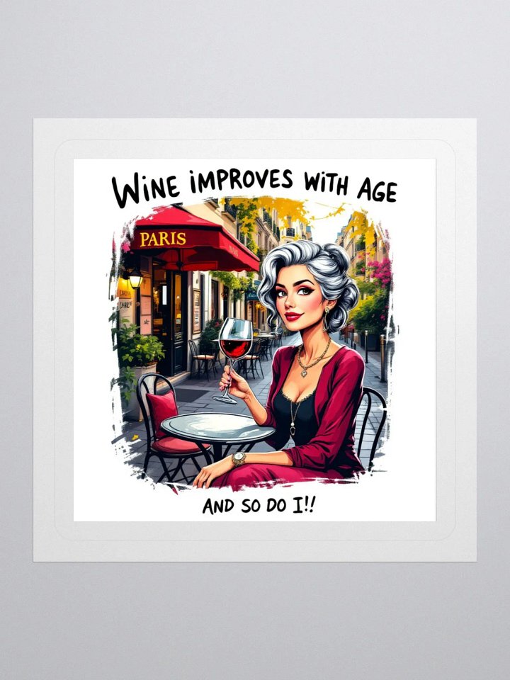 Age Like Fine Wine Sticker Set product image (3)