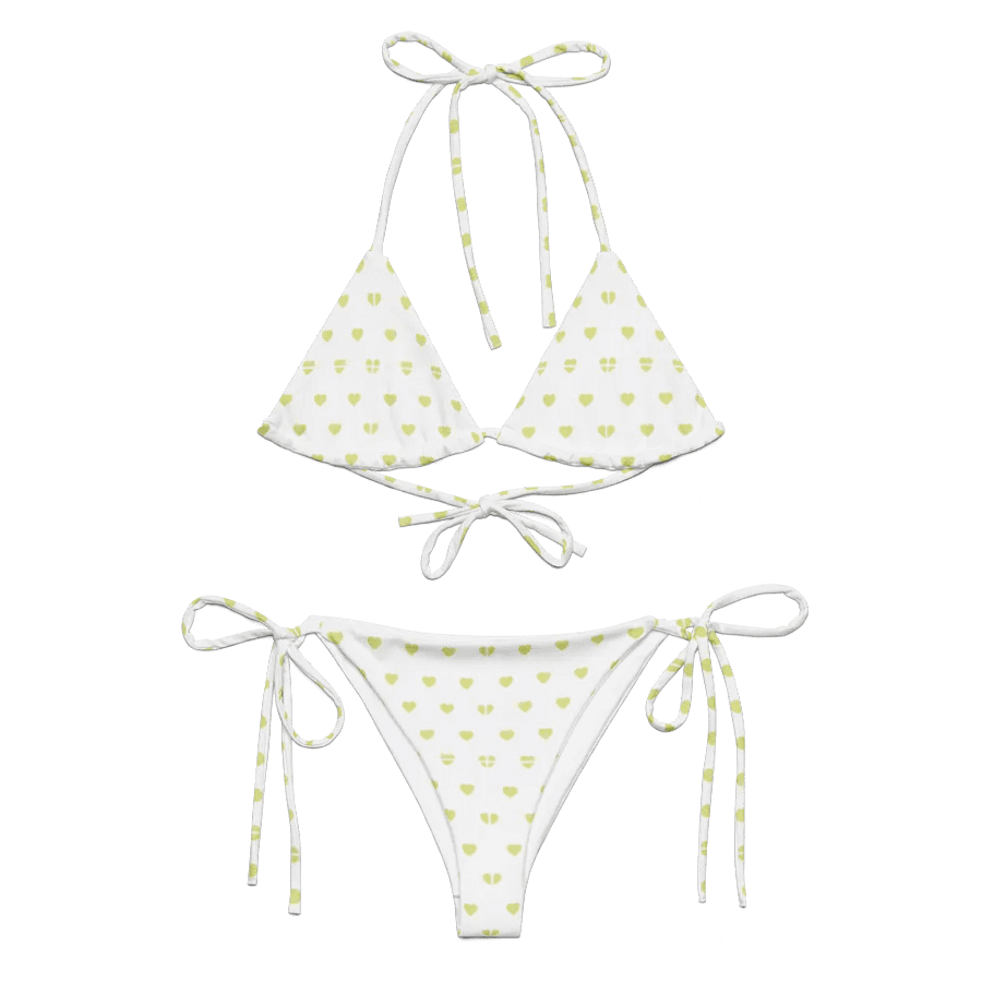 Pastel Heart Seamless Pattern String Bikini - v8 product image (1)