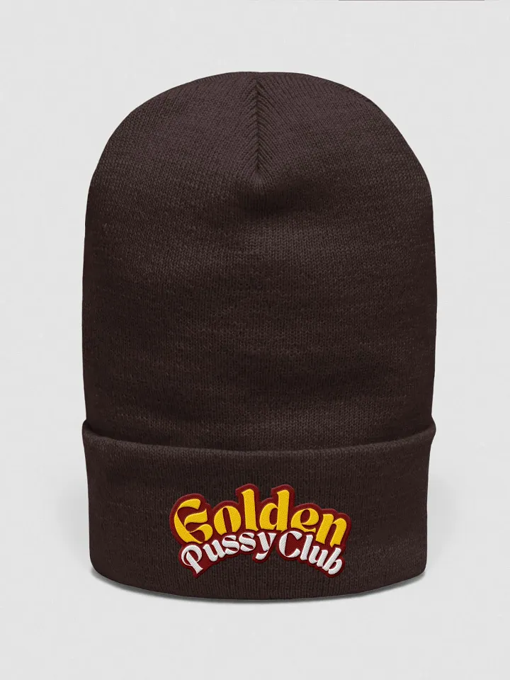 GOLDEN PUSSY CLUB cuffed beanie product image (1)