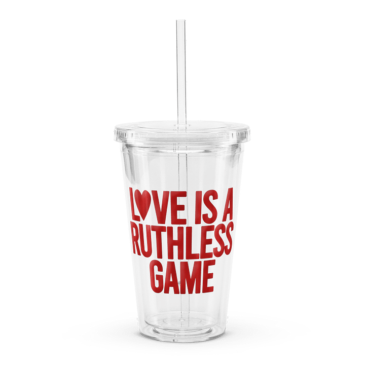Love - Clear Plastic Tumbler product image (1)