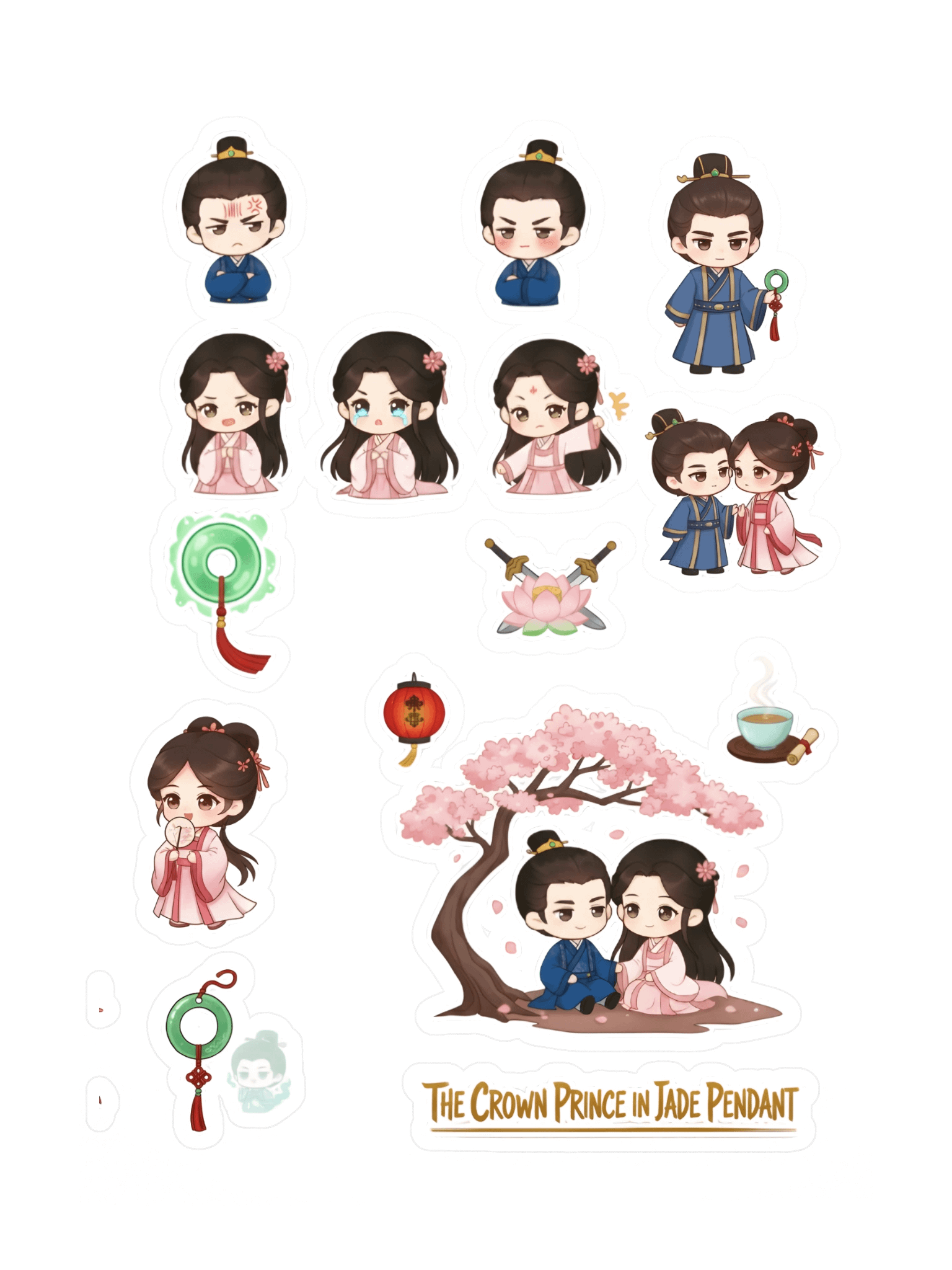 Romantic Chibi Sticker Collection product image (3)