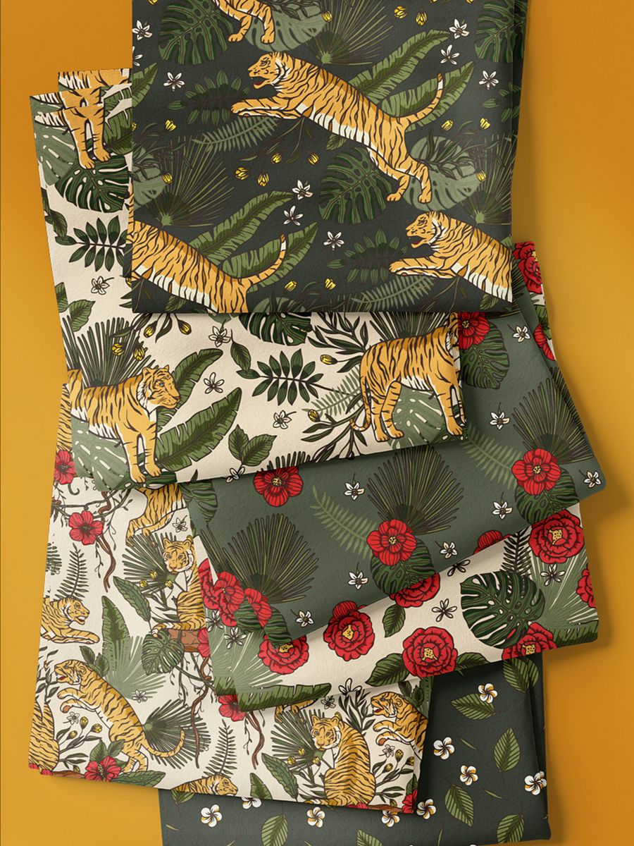 Jungle Tiger. Graphic bundle. product image (5)