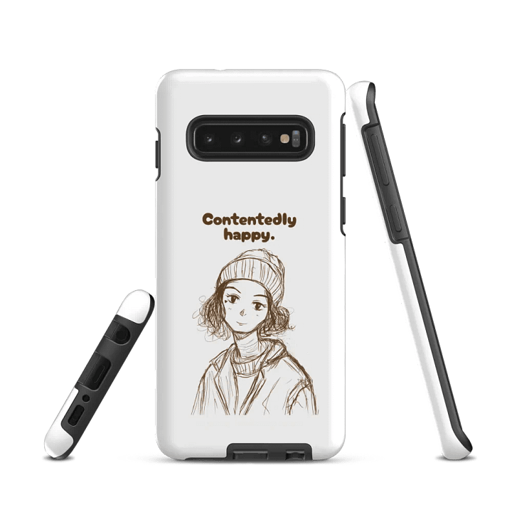 Contentedly Happy Tough Case product image (1)