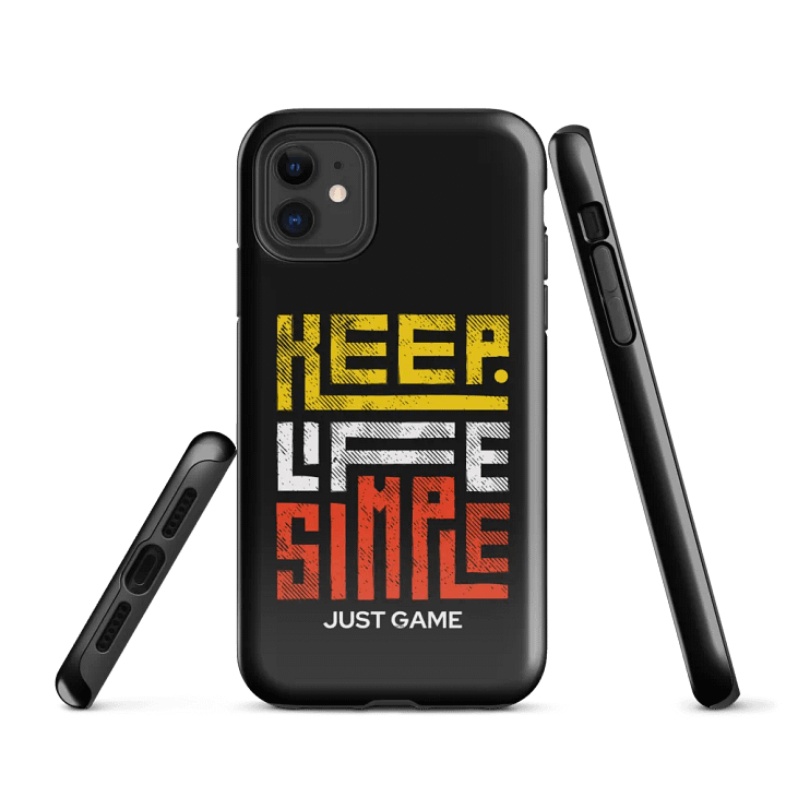 Simple Life Statement iPhone® Tough Case product image (1)