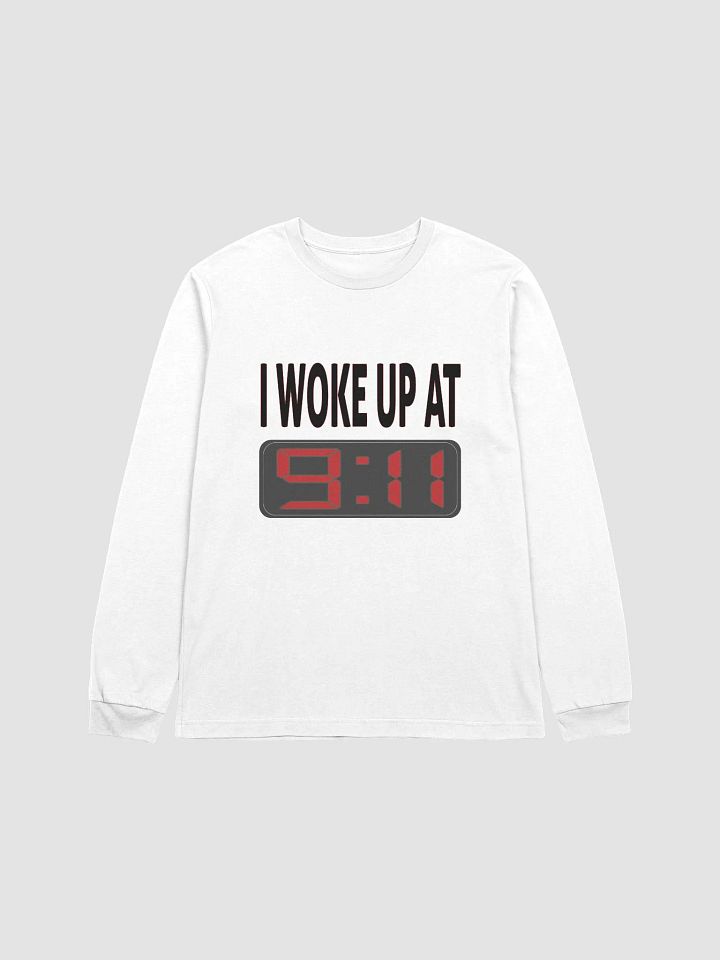I Woke Up At 9:11 - Bella+Canvas Supersoft Long Sleeve T-Shirt product image (2)