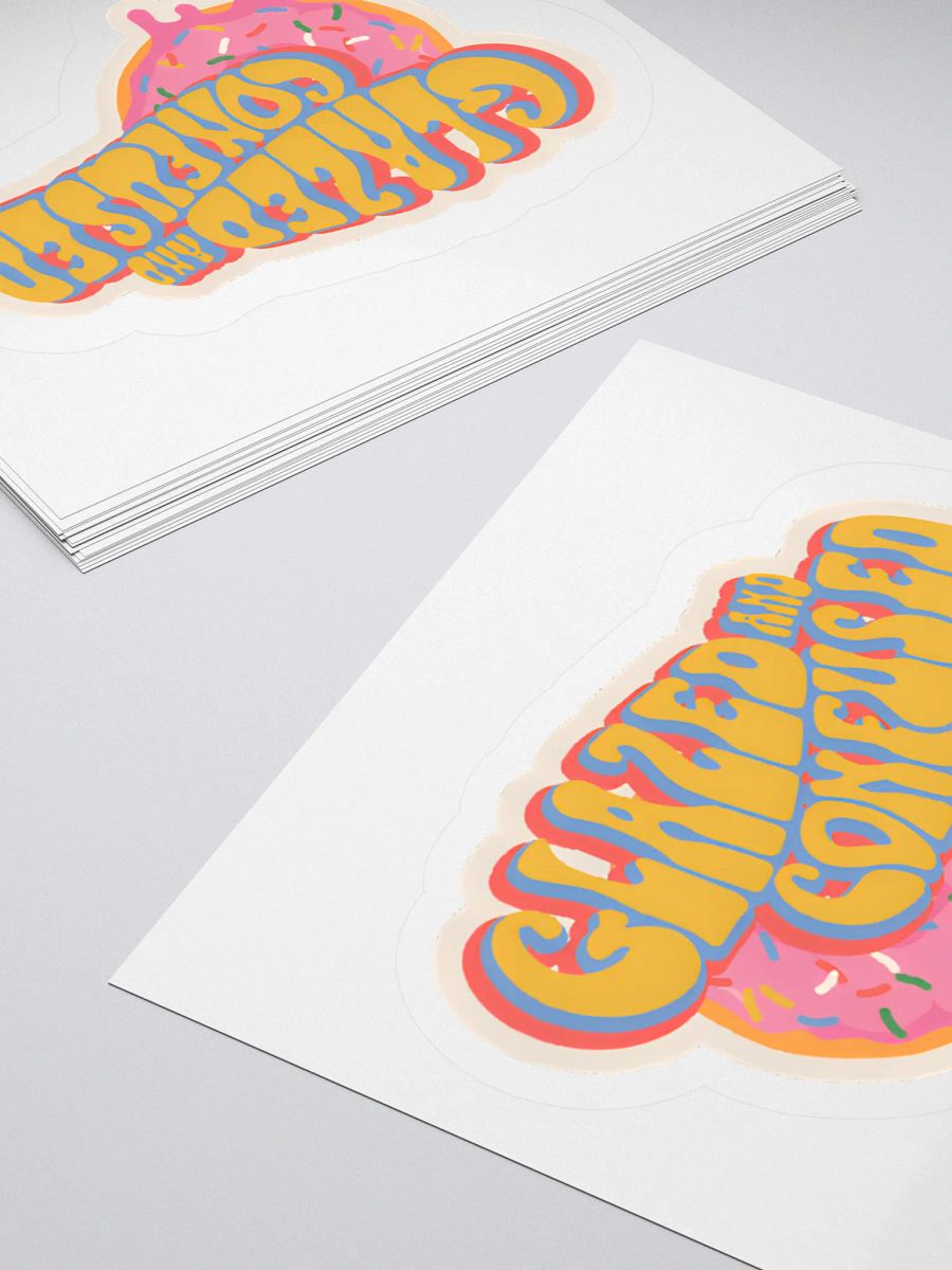 Glazed and Confused Sticker product image (8)
