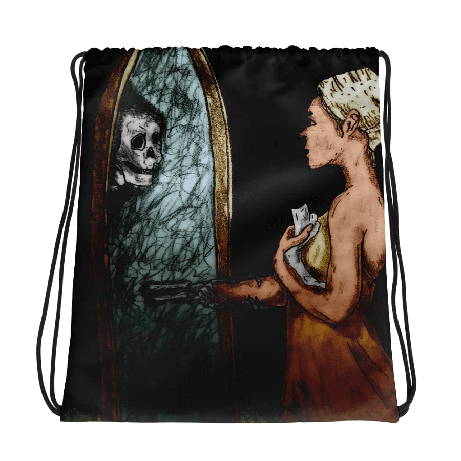 Familiar Stranger Drawstring Bag product image (1)