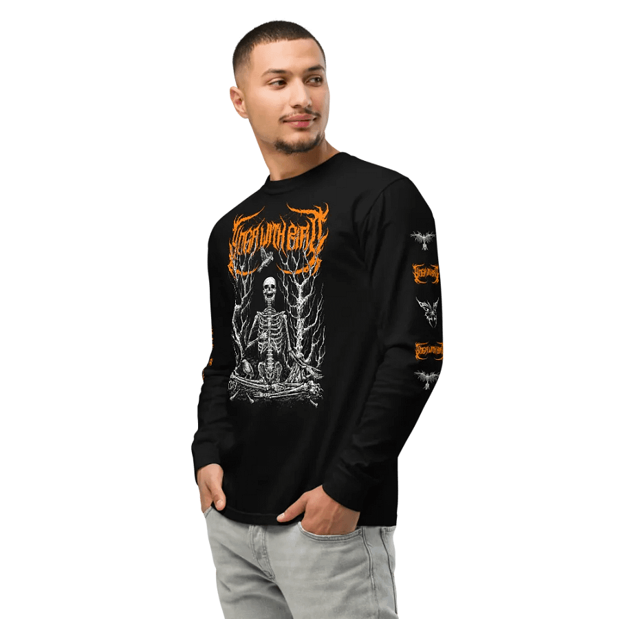 Corpse Pose Orange Logo Long Sleeve product image (4)
